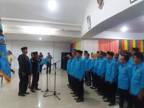 Dihadiri Wabup Siak dan Tokoh Minang Riau, 63 Pengurus DPD AMMI Siak Dilantik