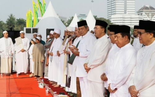 SBY Ajak Umat Islam Teladani Akhlak Nabi Muhammad SAW