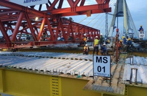 GoRiau Jembatan Siak IV Akhirnya Tersambung, Pekan Kedua Bulan Februari Bisa Dilewati