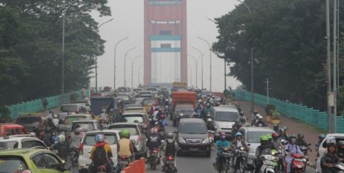 Kabut Asap Riau Juga Serang Kota Palembang
