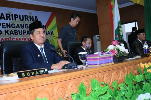 M Fanani Dilantik PAW Anggota DPRD Kabupaten Siak, Alfedri Sampaikan Tahniah