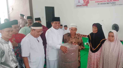 Safari Ramadan Perdana di Betung, Bupati Zukri Beberkan Program Prioritas