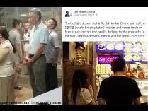 GoRiau PM Singapura Antre Berdiri Setengah Jam untuk Dapatkan Makanan