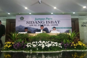 GoRiau Pemerintah Tetapkan 1 Syawal 1439 H Jatuh Jumat