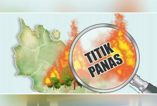 Satelit BMKG Deteksi Sebelas Titik Panas Tersebar di Tujuh Kabupaten Kota Riau