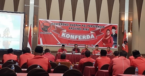 Dihadiri Djarot Syaiful Hidayat, Konferda PDIP Riau Berlangsung Tertutup
