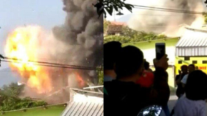 GoRiau Warga Semarang Dikejutkan Rentetan Ledakan Disertai Kepulan Asap dari Markas Brimob