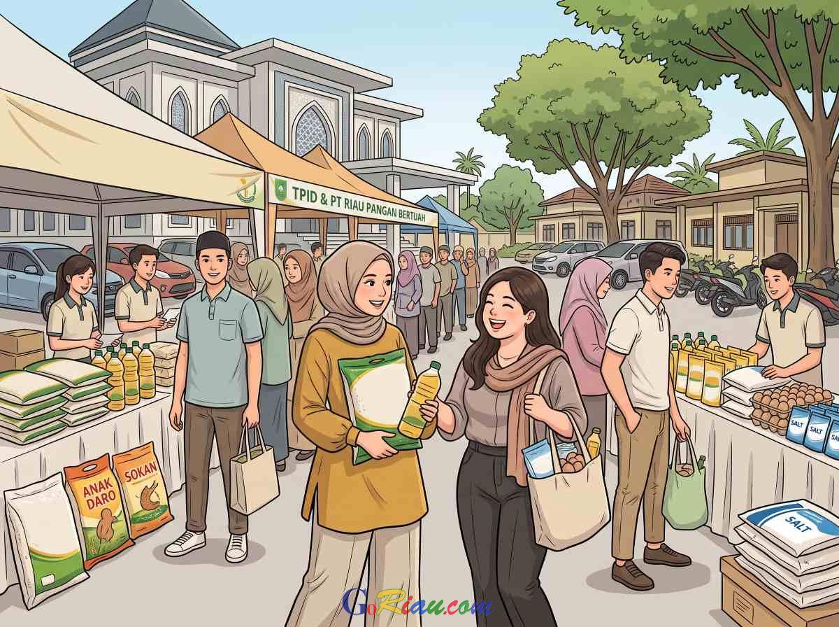 Catat Lokasinya, Pemprov Riau Gelar Pasar Murah di Pekanbaru dan Kampar Pekan Ini