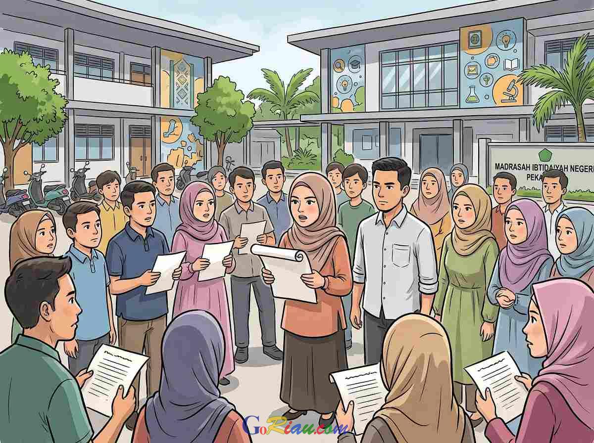 Buntut Dugaan Dana tak Transparan, Wali Murid MIN 1 Pekanbaru Layangkan Mosi Tidak Percaya ke Komite Sekolah