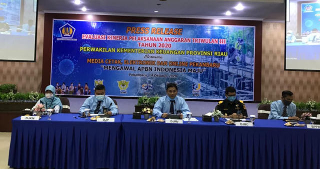 Realisasi Belanja APBN di Riau Hingga Akhir September 2020 Tercapai Rp23,28 Triliun