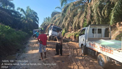 Jalan Suram – Sinama Nenek Rusak Parah Sepanjang 29 Km, UPT V Siapkan Penanganan Darurat
