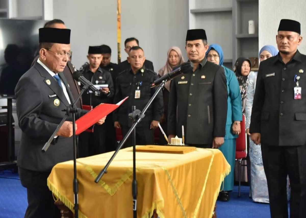 Kejutan Pasca HUT Rohil, Bupati Bistamam Geser Fauzi Efrizal dari Kursi Sekda