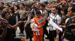 GoRiau Pembunuh Bayi Jeanette di Pekanbaru Jalani Sidang dalam Keadaan Hamil