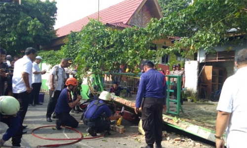 Tembok SD 141 Runtuh dan Telan Korban, Disdik Kota Pekanbaru akan Panggil Pihak Sekolah