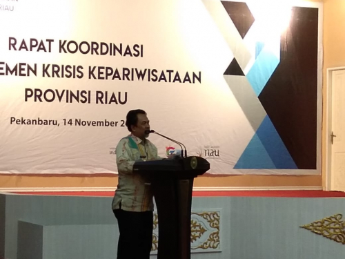 Riau Terpilih Jadi Pilot Project Manajemen Krisis Kepariwisataan Indonesia Wilayah Barat