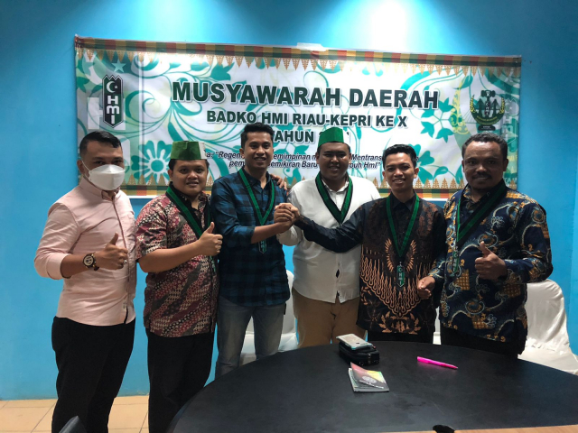 Sulaimansyah Terpilih Jadi Ketua Umum HMI Badko Riau-Kepri