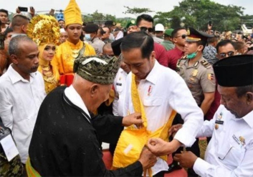 Jokowi Diberi Gelar Kehormatan Adat, LAM Riau: Itu Sebagai Bentuk Terima Kasih