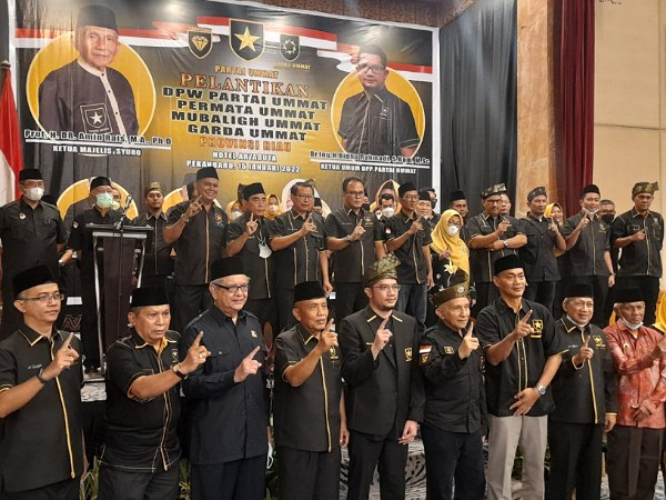 DPW Partai Ummat Riau Resmi Dikukuhkan