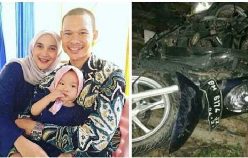Kecelakaan Maut Terjadi di Lintas Pekanbaru - Bangkinang, Ibu dan Anak Tewas