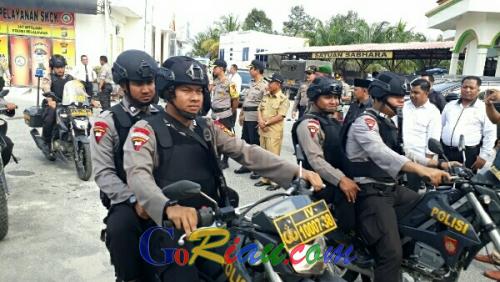 Pengamanan TPS, Polres Pelalawan Kerahkan 430 Personel