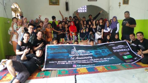 1st Anniversary HR-V Devotee Chapter Pekanbaru, Berbagi Senyum dan Keceriaan Bersama Anak Yayasan