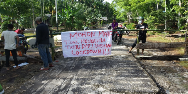 Kasus Covid-19 di Tanjung Samak Kepulauan Meranti Meledak, Akses Ditutup