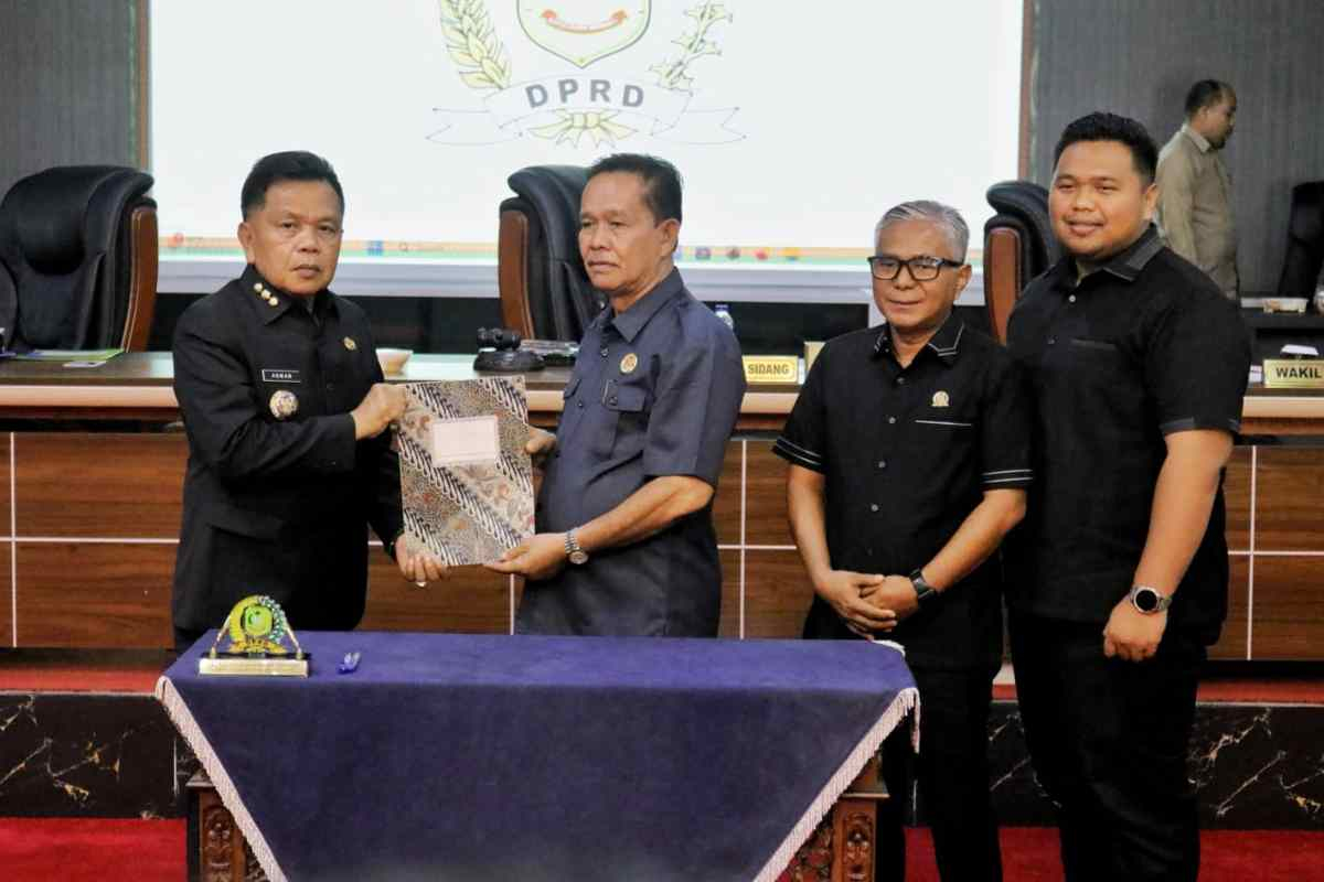 Bupati dan Pimpinan DPRD Meranti Tandatangani Nota Kesepahaman Ranwal RPJMD 2025-2029