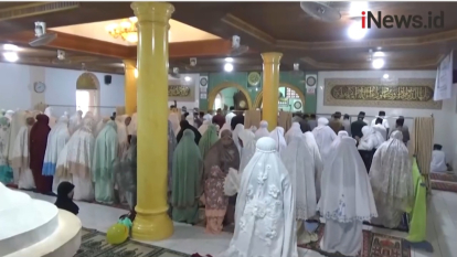 Jamaah Naqsabandiyah di Padang Shalat Idul Adha Sabtu Pagi
