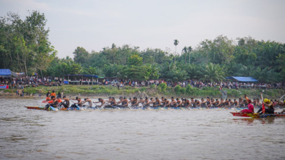 Alam Cahayo Juara Festival Pacu Jalur Rayon I Inuman 2026