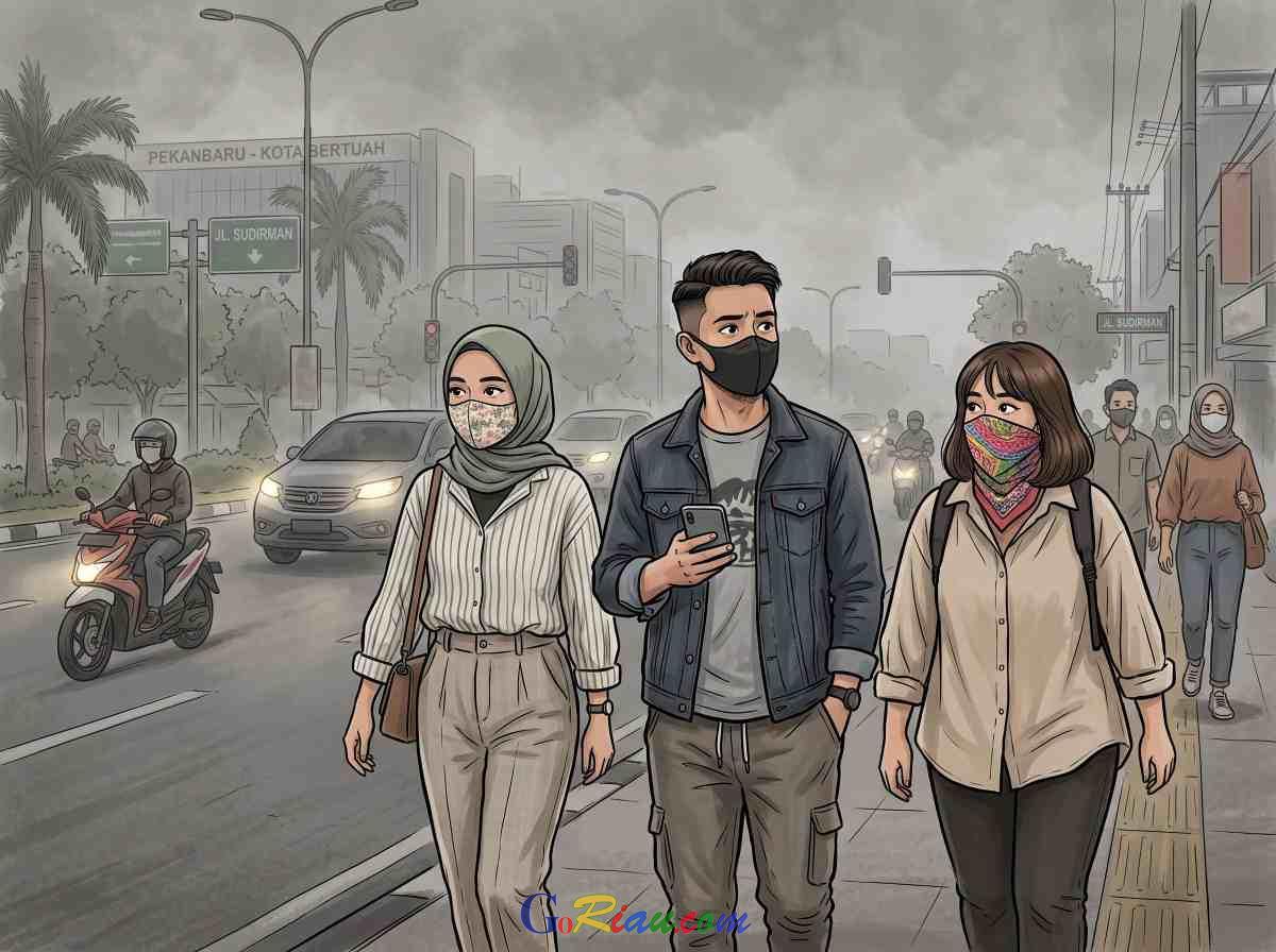 Riau Dikepung Kabut Asap, BMKG Pekanbaru Pastikan Nirhujan Hari Ini