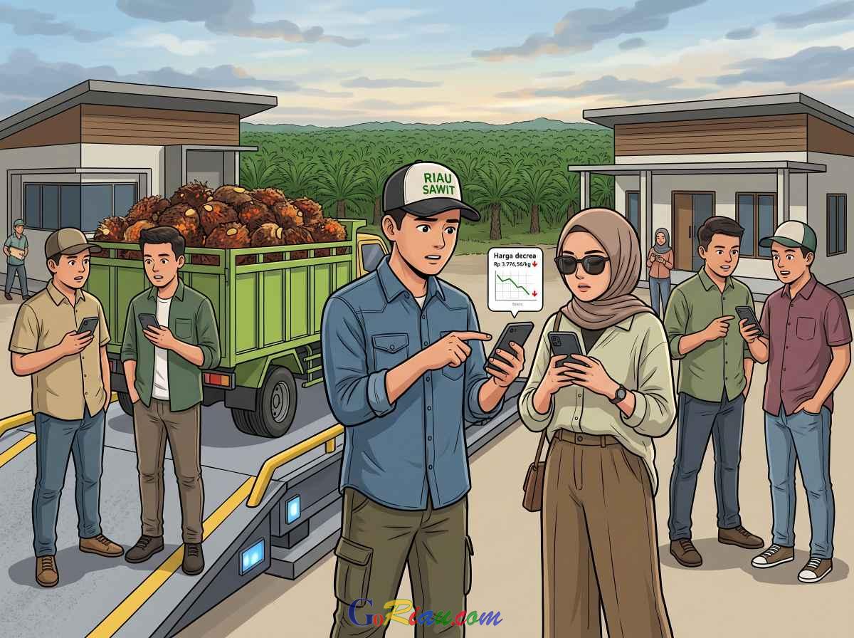 Harga TBS Kelapa Sawit Riau Terkoreksi Tipis Pekan Ini, Cek Rincian Lengkapnya