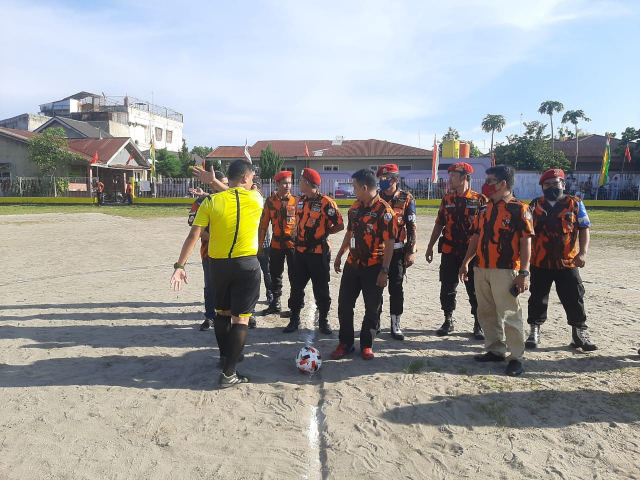 Peringati HUT Pemuda Pancasila, MPC PP Kota Pekanbaru Gelar Turnamen Sepakbola