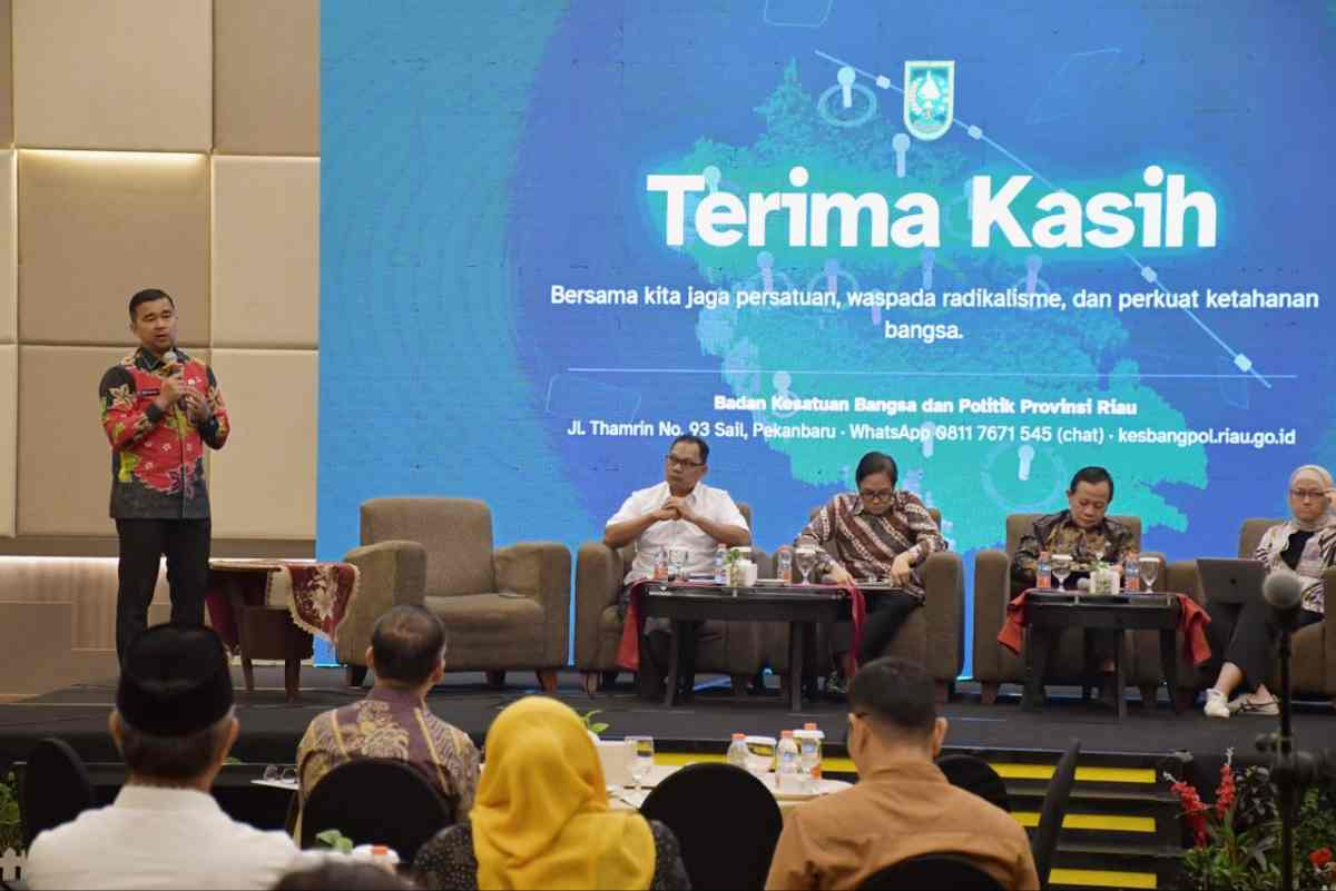 Rakor RAD-PE BNPT di Riau, Adi Winarso Ingatkan Bahaya Fanatisme Tinggi dan Sikap Intoleran