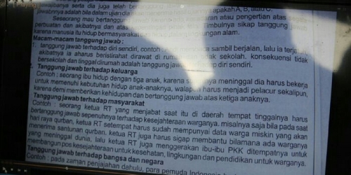 Kacau dan Tidak Etis, Selain Sebut Ibu Boleh Jadi Pelacur, Buku LKS SD Buatan Dinas Pendidikan Ini Juga Tulis Saras 088 Selingkuhan Spiderman