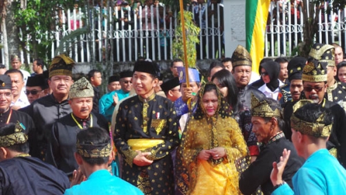 Hadiri Pagelaran Budaya, Jokowi Berpesan Agar Masyarakat Riau Selalu Jaga Kerukunan dan Persatuan