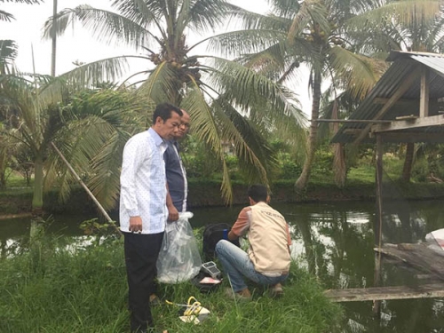 Dinas Perikanan Kampar Himbau Pembudidaya Ikan Air Tawar Waspada Bila Musim Hujan Melanda
