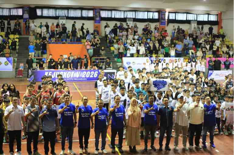 Kejurkot V Basket Pekanbaru Resmi Dimulai, Walikota Dorong Prestasi dan Ekonomi Lokal