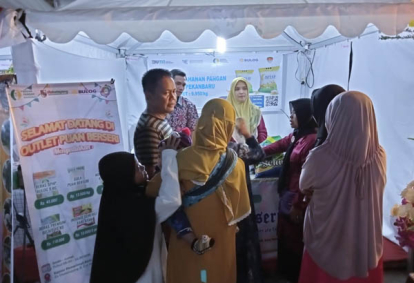 GoRiau Bazar Pangan Disketapang Diserbu Pengunjung di Lokasi MTQ ke-55 Pekanbaru
