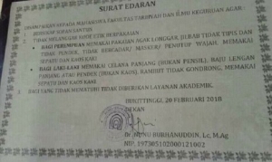 GoRiau Ironi, Larangan Bercadar Justru Terjadi di Perguruan Tinggi Islam, Termasuk di IAIN Bukittinggi