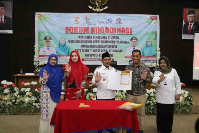 Komitmen Cegah Stunting, Asian Agri dan Tanoto Foundation Tandatangani MoU dengan Pemkab Pelalawan