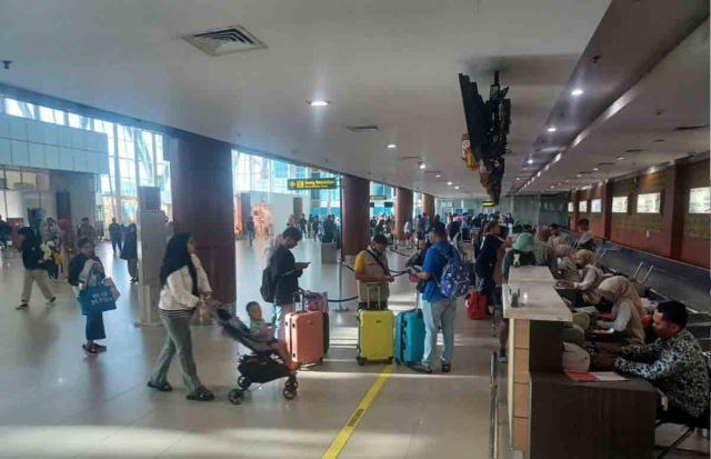 Arus Balik Lebaran di Bandara SSK II Pekanbaru Riau Diprediksi Capai 14.000 Orang