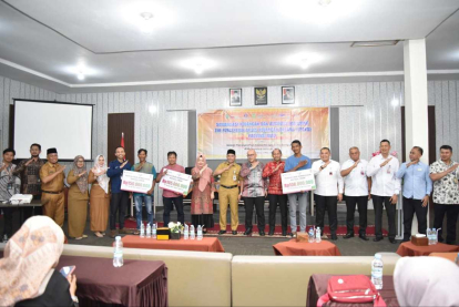 Peduli Pelaku UMKM di Daerah, Pemerintah Daerah bersama OJK Riau dan BRK Syariah Gelar Business Matching serta Literasi Keuangan