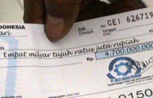Waspadalah.., Modus Penipuan Lewat Cek Miliaran Rupiah Menyebar di Pekanbaru, Ini Modusnya..