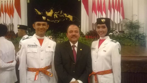 Harumkan Riau, Dua Anak Karyawan RAPP Tampil di Istana Negara Sebagai Paskibraka Nasional 2016