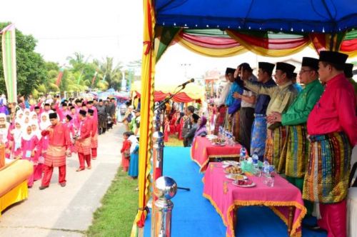 Meriahnya Pawai Taaruf MTQ Kabupaten Bengkalis