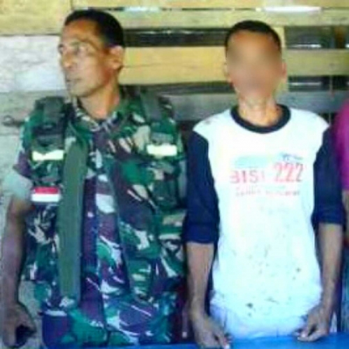 Sempat Kejar-kejaran, Prajurit TNI dan Polri Berhasil Tangkap Pembakar Area Hutan Lindung Bukit Suligi
