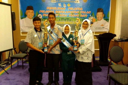 Budak Bengkalis Wakili Riau pada Pemilihan Pelajar Pelopor Keselamatan Lalu Lintas dan Angkutan Darat Tingkat Nasional