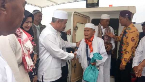 81 Jamaah Haji Asal Kepulauan Meranti Tiba di Kampung Halaman
