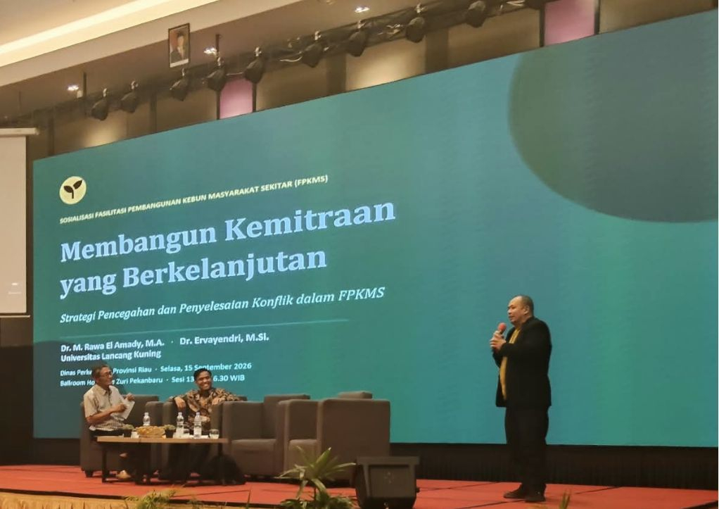 Unilak Sosialisasikan Temuan Mahasiswa dan Dosen tentang Pendekatan Resolusi Konflik Pialang Budaya Berbasis Keagensian Atasi Konflik Lahan di Riau