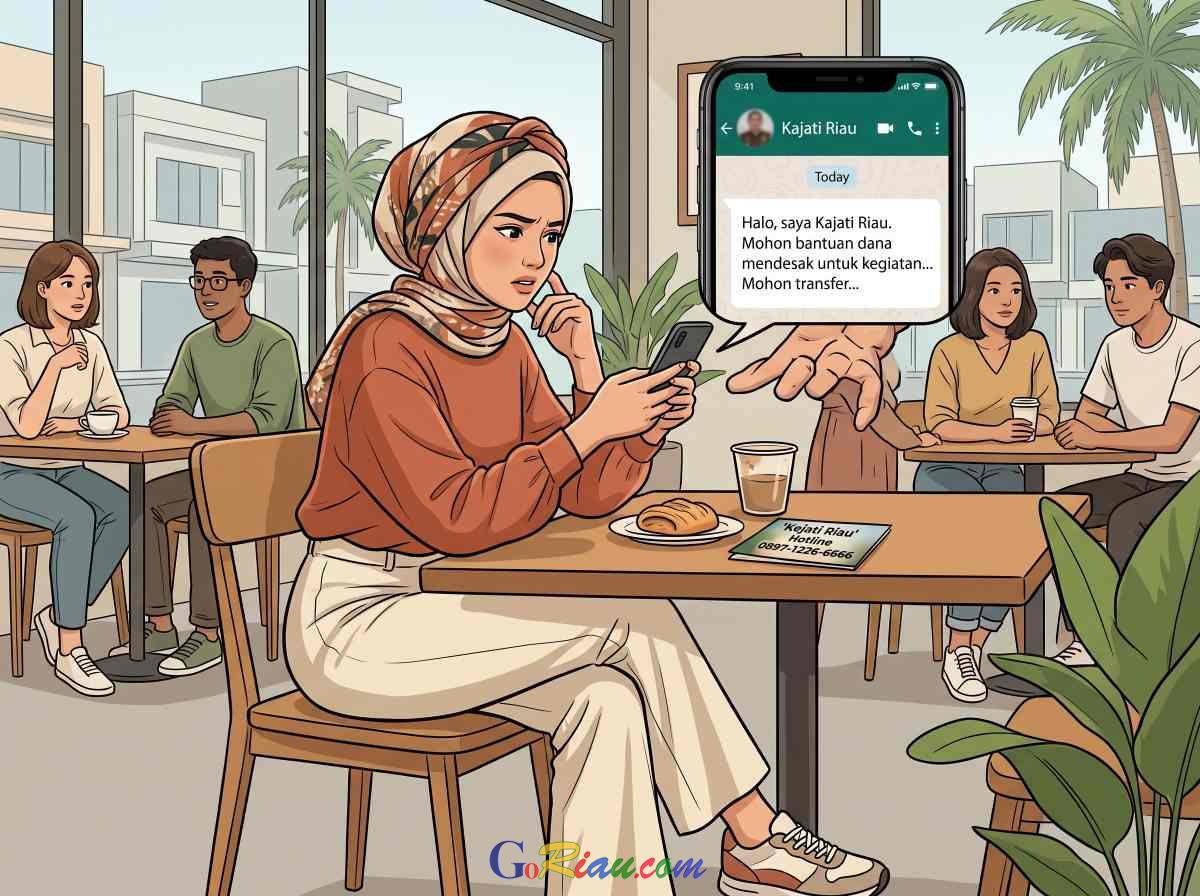 Modus Minta Uang via WhatsApp, Kejati Riau Buru Penipu Bermodal Nama Pejabat